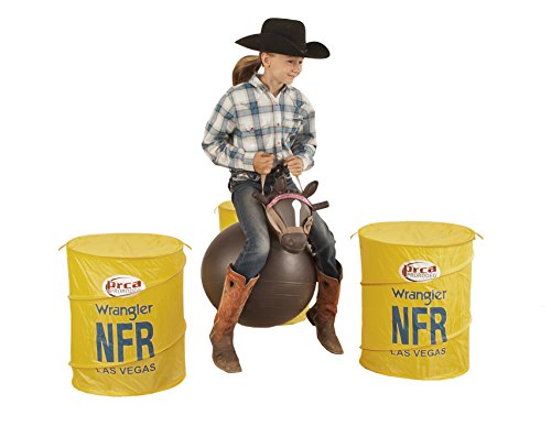 Big Country Toys NFR Barrels - Kids Hopper Toy Accessories - Barrel Racing Toys - Rodeo Toys - Kids Pop-up Barrels