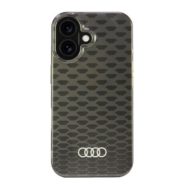 Audi iMobo Coque Ă motif de point IML pour iPhone 16 6,1" Noir AU-IMLMIP16-Q5/D3-BK