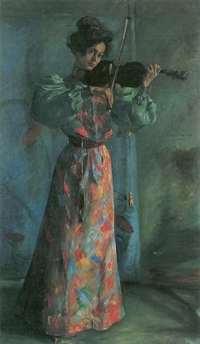 Tableau joueur de violon Lovis Corinth grand format salon
