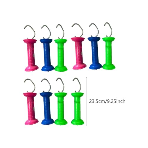 Isolateur de poignée de clôture électrique x10 - Lot de fixation extérieure - 6