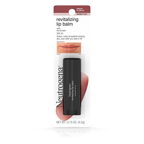Neutrogena Revitalizing Tinted Lip Balm with SPF 20, Hydrating Tinted Lip Care with Sunscreen,...