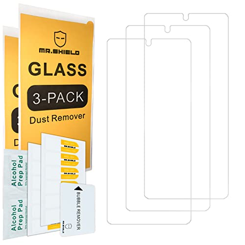 Image of Mr.Shield [3-Pack] Designed For Google Pixel 6a 5G [Tempered Glass] [Japan Glass with 9H Hardness] Screen Protector with Lifetime Replacement