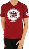  Dolce & Gabbana Herren T-Shirt Kurzarm Kurzarmshirt runder Kragen Rot EU 48 (UK 38) G8IY5TFU7EQR2243