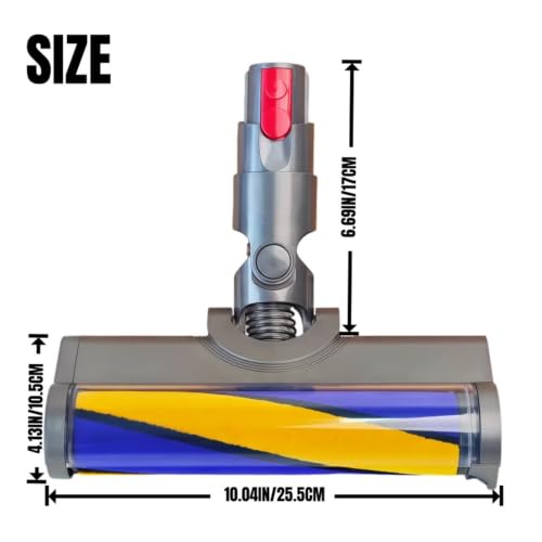 Cabezal de aspiradora compatible con Dyson V12 SV18 SV57 cepillo LED 4