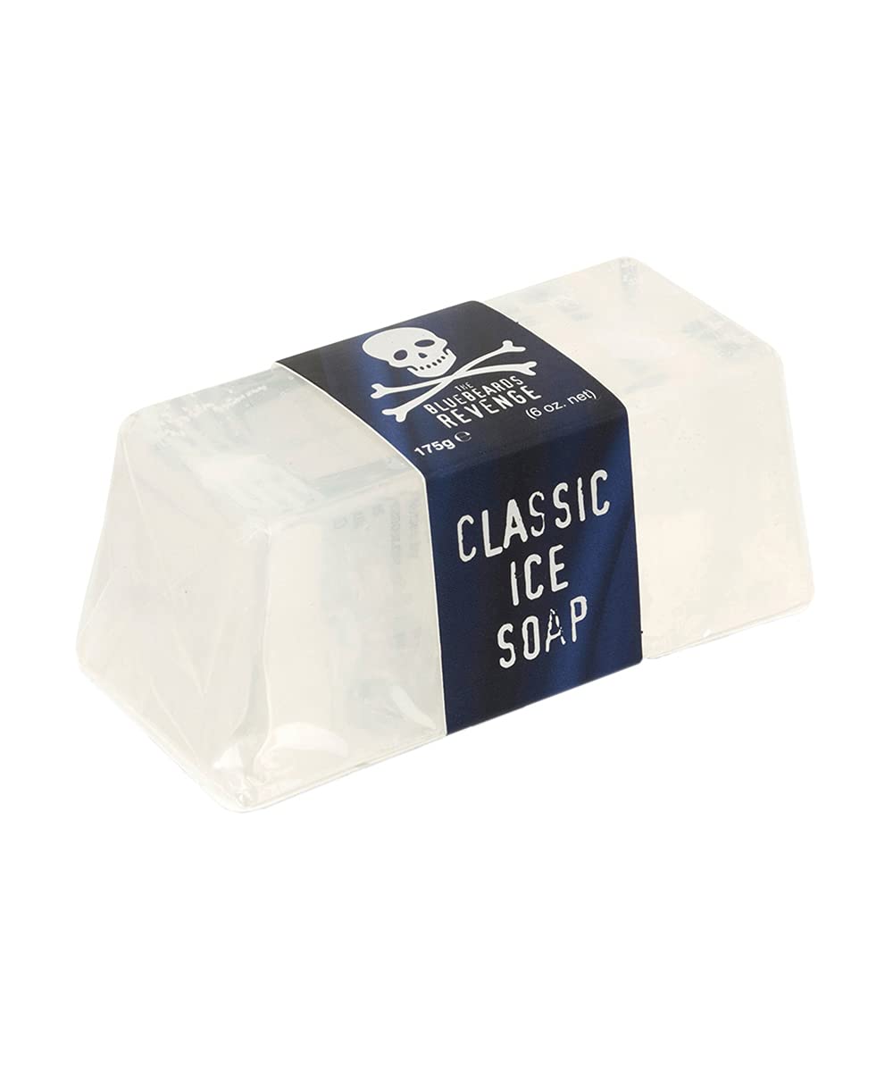 The Bluebeards Revenge, Classic Ice Hand And Body Soap Bar For Men, Vegan Friendly And Low Waste Soap Bar, 175g