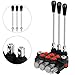 GYZJ Hydraulic Flow Control Valve 3 Spool 11 GPM G Ports Adjustable Relief Lever Handle Double Acting Parallel Center Tractor Loader W/Joystick Small Tractors/Tanks Loaders Log Splitters 3600 PSI