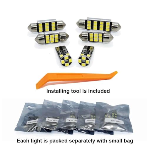 Kit luces LED de lectura de techo interior con alta visibilidad 6