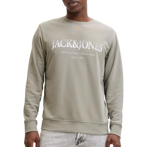 Sweat-shirt pour homme coupe ajustée vêtement mode casual col rond