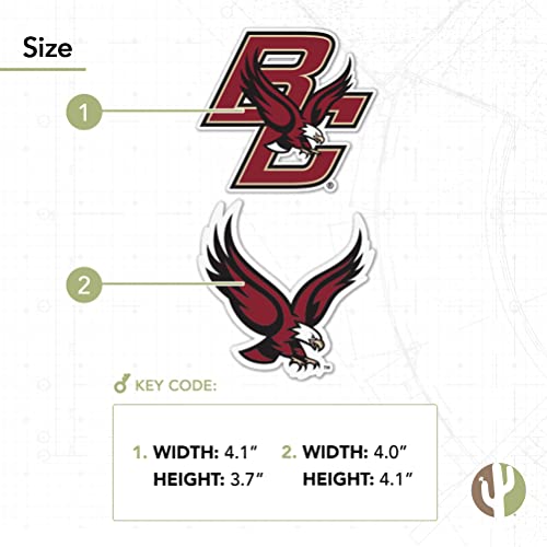 Sticker Boston College en vinyle imperméable pour décorer votre gourde - 5