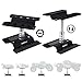 Hobbypark Aluminum RC Car Stand Work with Weight Station Repair Tools for 1/12 1/10 1/8 Crawler Truck Buggy Traxxas Redcat Axial RC4WD Tamiya HPI Black