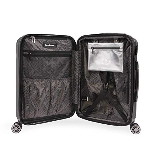 Nelson Spinner Suitcase, Black, Carry-On3