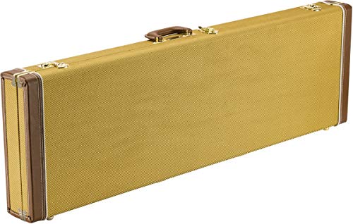 Fender Classic Series – Etui Rigide Pour Guitare Basse Électrique – Jazz Bass/Precision Bass – Tweed - Les Beatles, Paul McCartney, John Lennon, RIngo Starr, George Harrison Fender Classic Series - Etui Rigide Pour Guitare Basse Électrique - Jazz Bass/Precision Bass - Tweed