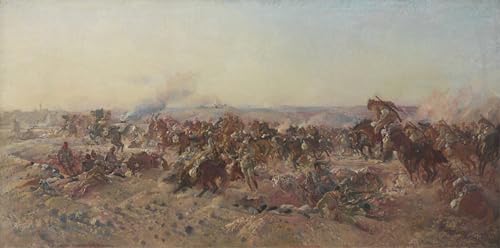 Affiche toile George Lambert charge de Beer Sheva impression grand format 60x90cm décoration
