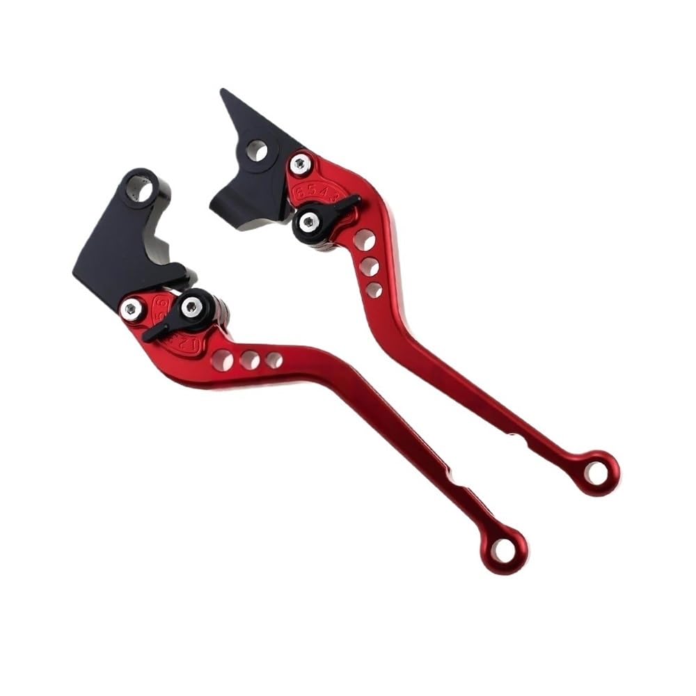 Prsdfg Long Red Brake Clutch Levers Handle For Vfr400 Vfr 400 Nc30 1989-1992 1990 1991 Motorcycle Accessories Long/Short Handles Brake Clutch Levers