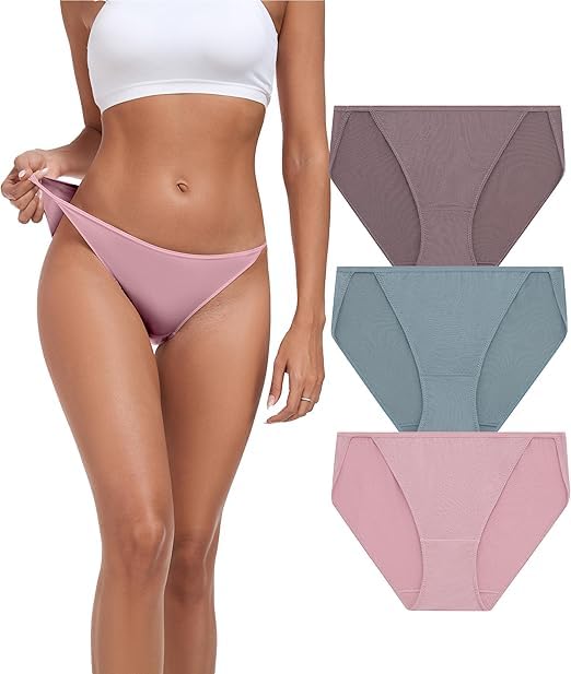 the sadhna co Women's Bikini Underwear, Soft Stretch Panties, Low Rise, Sexy Curve Style, 1 Pack, Multicolor Regular fit-picture-11