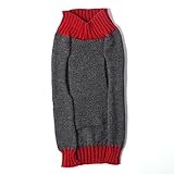 HRTTSY Weihnachten Hundepullover, Winter Warmer Hund Katze Pullover Kleidung Haustier Mantel Kostüm Welpenpullover Pullover Bekleidung für kleine mittelgroße Hunde Großer Hund Haustierpullover