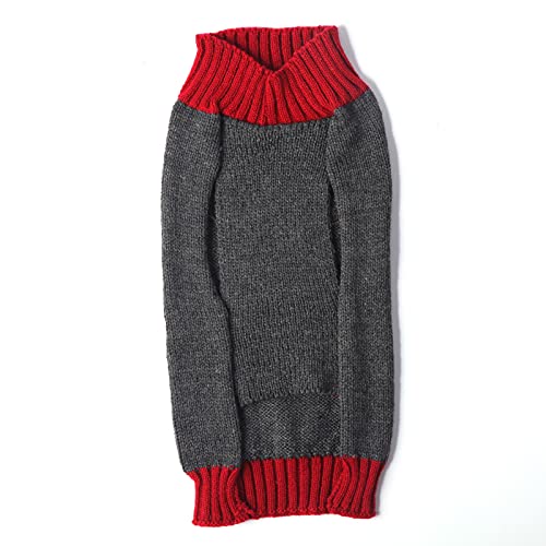 HRTTSY Weihnachten Hundepullover, Winter Warmer Hund Katze Pullover Kleidung Haustier Mantel Kostüm Welpenpullover Pullover Bekleidung für kleine mittelgroße Hunde Großer Hund Haustierpullover