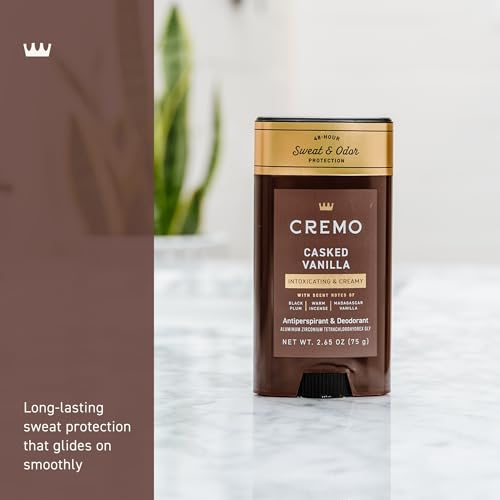 Image of Cremo Deodorant for Men, 48-hour Sweat and Odor Protection