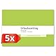 PRIMUS PRINT Urlaubsantrag – DIN A5 quer, 2x50 Blatt, Extra Blätter, Selbstdurchschreibend, Abwesenheitsantrag, 2-fach Lochung, Einzeln oder im Set verfügbar - 5er Set 10x50 Urlaubsanträge