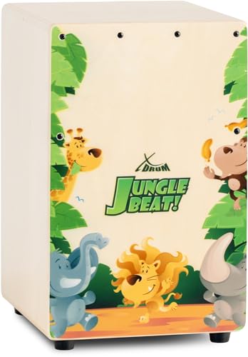 XDrum KC-37JB Kinder-Cajon - Kleine Cajon speziell für Kinder -...