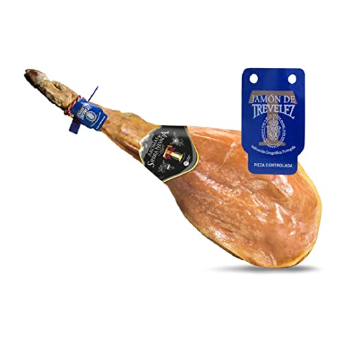 Aromas de Sierra Nevada Jambon Serrano Trevélez I.G.P. (7.5 /8 k). Label BLEU , avec plus de 17 mois de maturation naturelle Cover