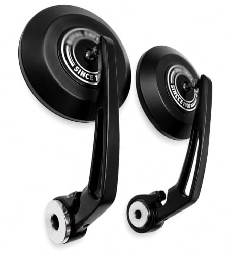 Image of New Handle Bar End Mirror For Hunter 350 /Meteor 350 /Classic 350 /Super Meteor 650 /Shotgun 650 /GT 650 /Interceptor 650 /Guerrilla 650, Pair (A1)