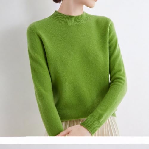 Cashmere Sweaters for Women Warm Cashmere Sweater Tops Turtleneck Light Long Sleeve Elegant Soft Pullover Sweater4