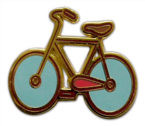 Novel Merk Bicycle & Bike Pride Lapel Pin, Hat Pin & Tie Tack Set with Clutch Back2