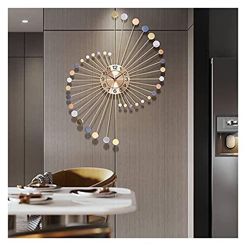 Grande horloge murale en métal 3D silencieuse pour sublimer votre grand mur sans bruit