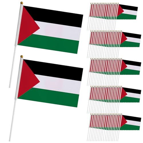 Drapeau de la Palestine petit format 100 pièces pour simplifier vos défilés