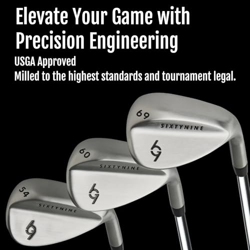 Golf Wedge Set 54/60/69 Degree – Steel Shaft, Unisex