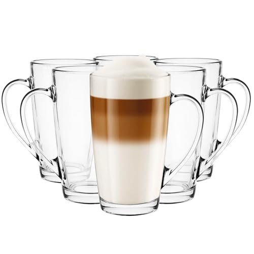 Glasmark Krosno Verre A Eau Ensemble De 6 À Eau À Café À Thé À Cappuccino 400Ml