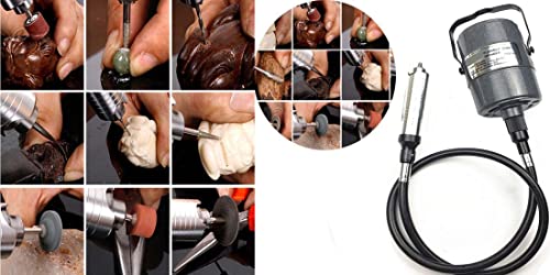 Image of DIY Crafts Handpiece Handle Key Drill Chuck for Flex 3 Jaws, Fit Flexible Shaft for Foredom Grobet Motor Rotary Tool Accessory,Hand Piece Flex Shaft Rotary Tool (Pattern No # 6, Jeweller)