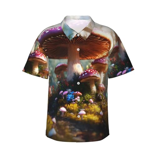 Chemise de vacances respirante et short d'été décontracté boutonné à motif végétal