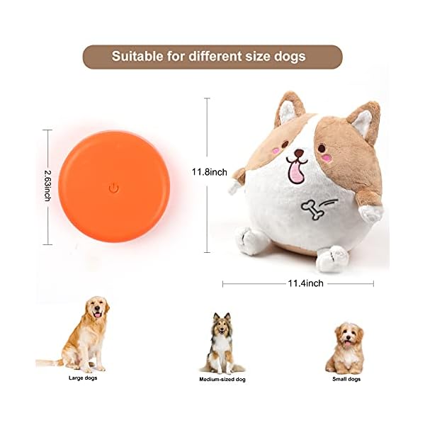 OKAMDERT-Heartbeat-Puppy-Toy-Newborn-Puppies-Sleep-Aid-Plush-Toy-with-Heartbeat-Simulator-Puppy-Behavioral-Training-Aid-Comfort-Toys-for-Anxiety-Relief Heartbeat Pet Toy