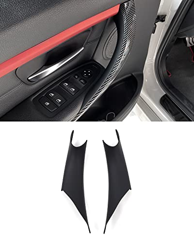 SHSBSCAR Cubiertas de manijas interiores para BMW Serie 3 y 4, F30, F31, F34, F80, 320, 328, 330, 335, F32, F33, F36, F82, F83, 418, 420, 428, 430, 435, Negro, ABS+PC, 100%