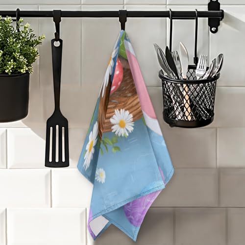 Torchons de cuisine microfibre pour décoration de Pâques et maison - 4