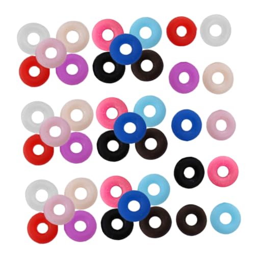 ifundom 100pezzi Anelli Antiscivolo Per Creazione Gioielli Beads Per Bracciali e Collane Accessori Fai Da Te Con Varianti Facili Da Usare e Conservare