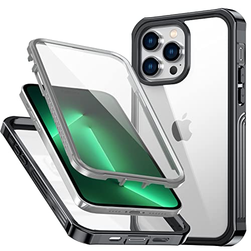 Coque iPhone 14 Pro Max intégrale antichoc avec protection d'écran en PC rigide