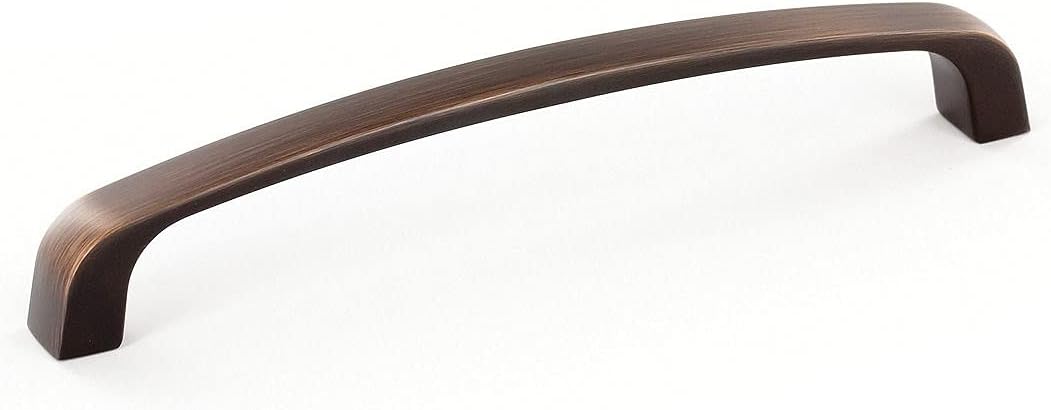 Richelieu Hardware BP820128BORB Woburn Collection 5 1/16-inch (128 mm) Center-to-Center Brushed Oil-Rubbed Bronze Modern Cabinet and Drawer Pull Handle for Kitchen, Bathroom, and Furniture