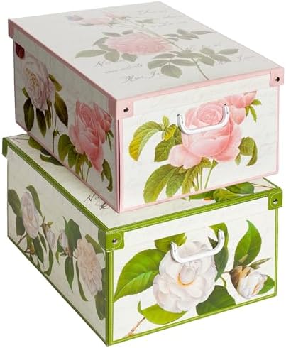 Lavatelli SET 2 Cajas organizadoras de almacenamiento ropa, almac...