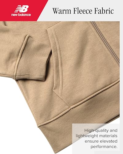 New Balance Active Boys Zip Up Hoodie - Warm Fleece Hoodies for Boys Youth Kids Sweatshirt Activewear with Pockets (8-20)3