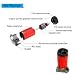 FreeTec Bocina de aire 12V/150dB 290mm Súper Loud Dual Trompeta Air Horn...