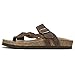 WHITE MOUNTAIN Shoes Honor Women's Sandal, Brown/Leather, 7 M