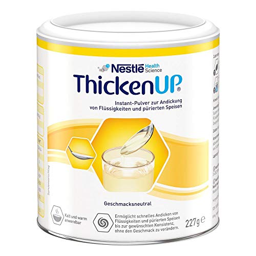 Nestlé Health Science ThickenUP Pulver für Flüssigkeiten und Pürierte Speisen, Glutenfrei, 1 x 227 g Dose
