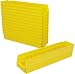 Akro-Mils 30128 18-Inch by 4-Inch by 4-Inch Plastic Nesting Shelf Bin Box,Yellow, Case of 12