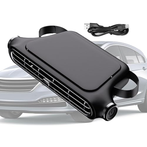 Backseat -afan, Ventilador De Apoyo Del Coche, Ventiladores De Vehículos Eléctricos Para El Pasajero Trasero -usb -usb -reproading Pequeño Aire Acondicionado, Accesorios De Coche Para Camiones, Coches