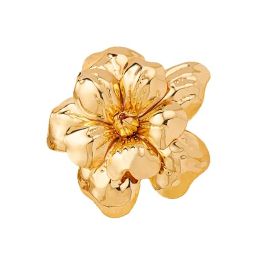 Grande broche en forme de fleur Kokoma motif floral pour corsage
