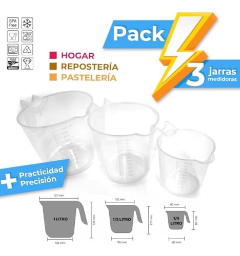 La Mejor Recopilación de Vasos y jarras medidores los 10 mejores. 17 Imagen adicional