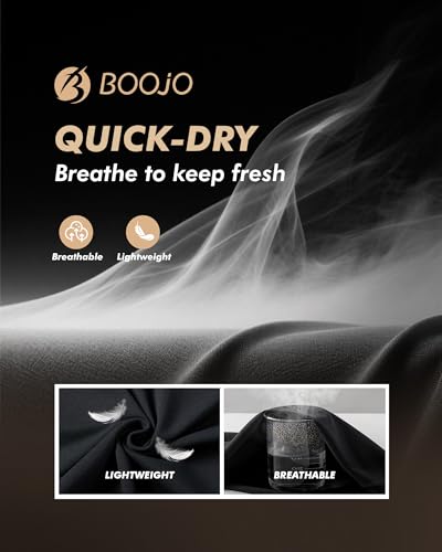 BOOJO 5 Pack Compression Shirt Men - Sleeveless Tank Top Workout Athletic Gym Quick Dry Base Layer Udershirts for Running — view 3